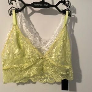 Kendall & Kylie lace bralettes size Small NWT